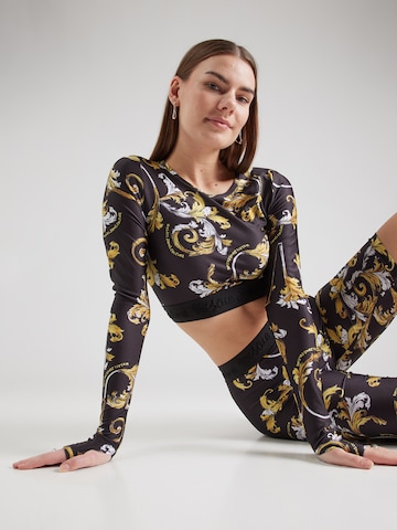 T-shirt Versace Jeans Couture en noir : devant