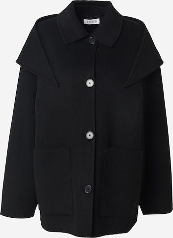 juoda EDITED Demisezoninė striukė 'Karli Wool': priekis