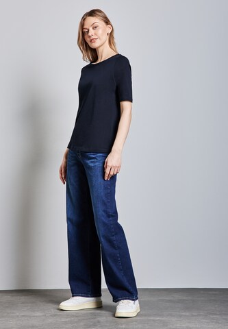 STREET ONE Softes Shirt in Blau