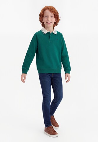 TOMMY HILFIGER Sweatshirt i grön: framsida