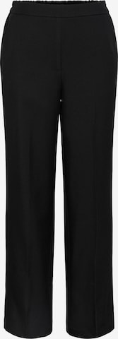 PIECES Loose fit Pleated Pants 'NEVA' in Black: front