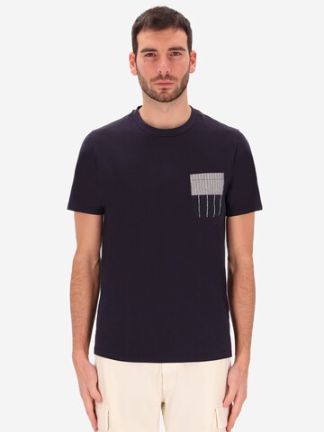 Distretto12 Shirt 'Gess Ramos' in Blauw: voorkant