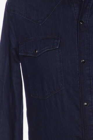 Karl Lagerfeld Button Up Shirt in S in Blue