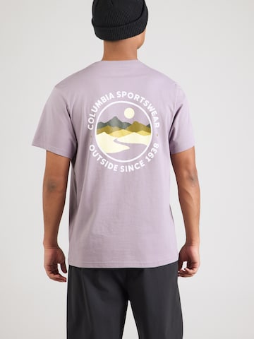 COLUMBIA Performance shirt in Purple: front