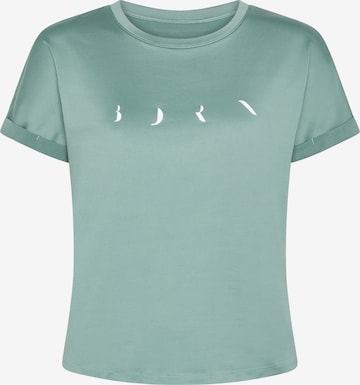 Born Living Yoga Functioneel shirt 'Azami' in Groen: voorkant