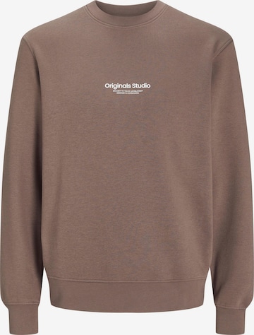 JACK & JONES - Sudadera 'JORVesterbro' en marrón: frente