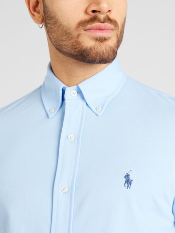 Coupe slim Chemise Polo Ralph Lauren en bleu