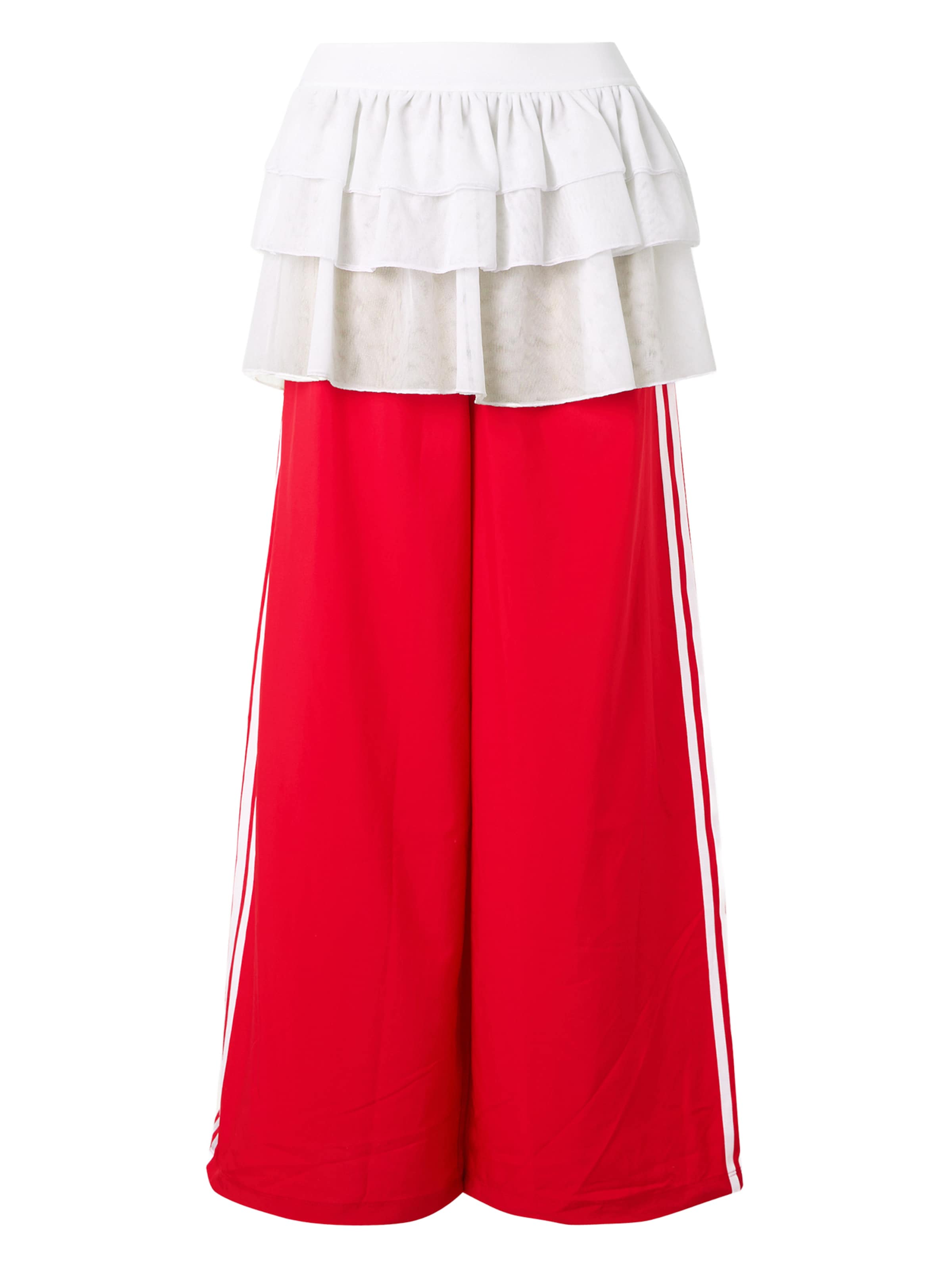 Bootcut Pantalon 'FB' ADIDAS ORIGINALS en rouge : devant