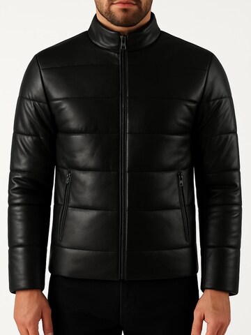 CYCAS D'OR Between-Season Jacket 'Venusio' in Black: front