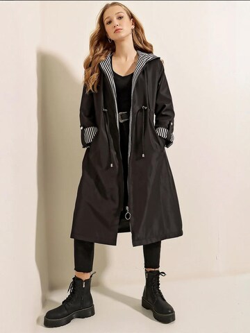 Bigdart Between-seasons coat 'Trenchcoats' in Black