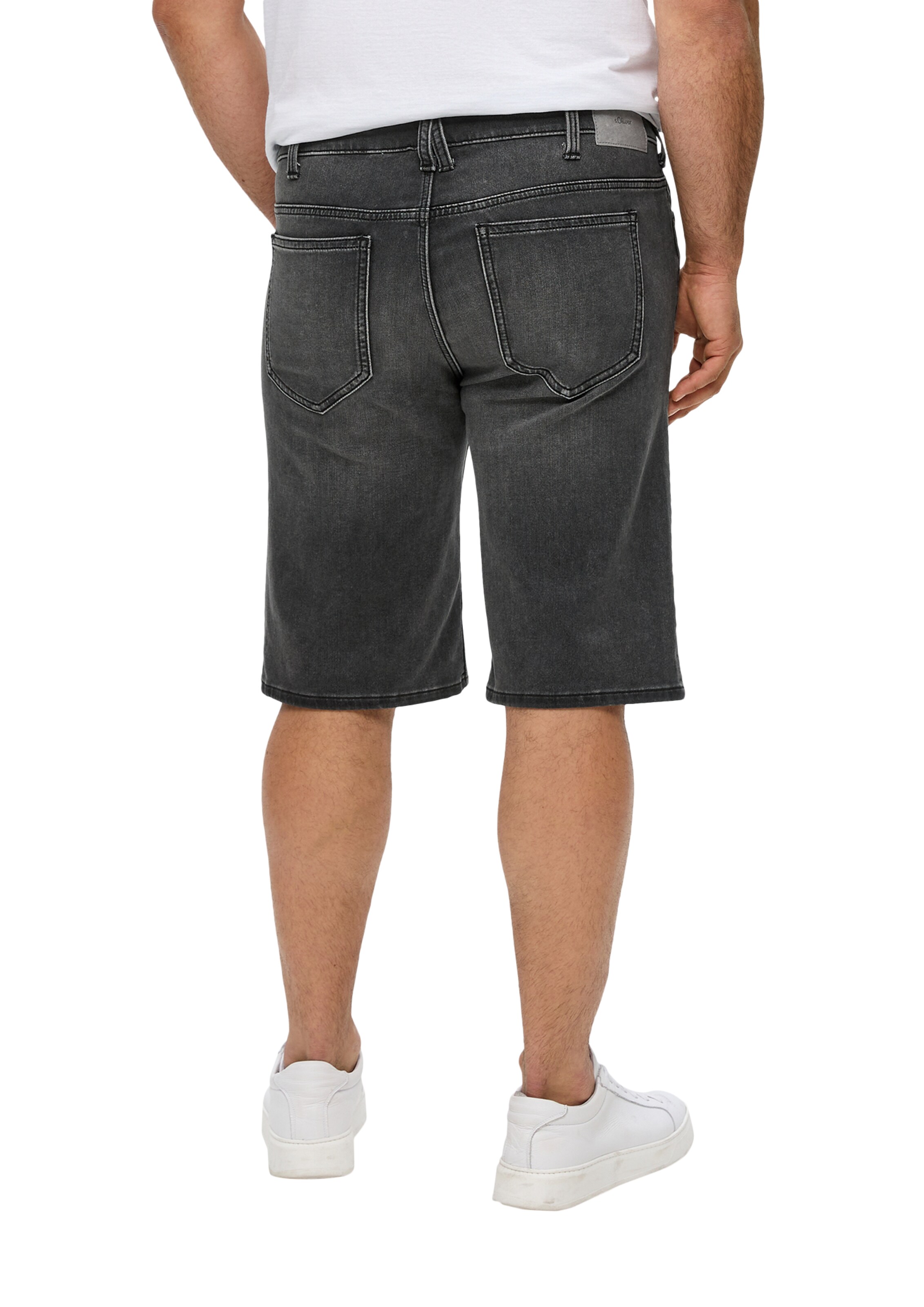 s.Oliver Men Big Sizes Regular Jeans 'Mauro' in Grau: Rückseite