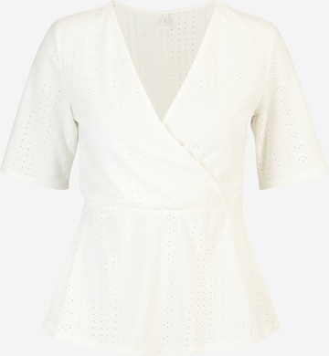 Only Tall - Blusa 'SANDRA' en blanco: frente