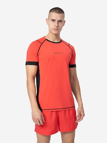 4F Performance shirt in Red: front