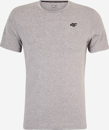 T-Shirt fonctionnel 4F en gris : devant