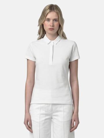 K-Way Shirt 'K-WAY AMDEA PIQUE SLIM T-Shirt e Polo' in Wit