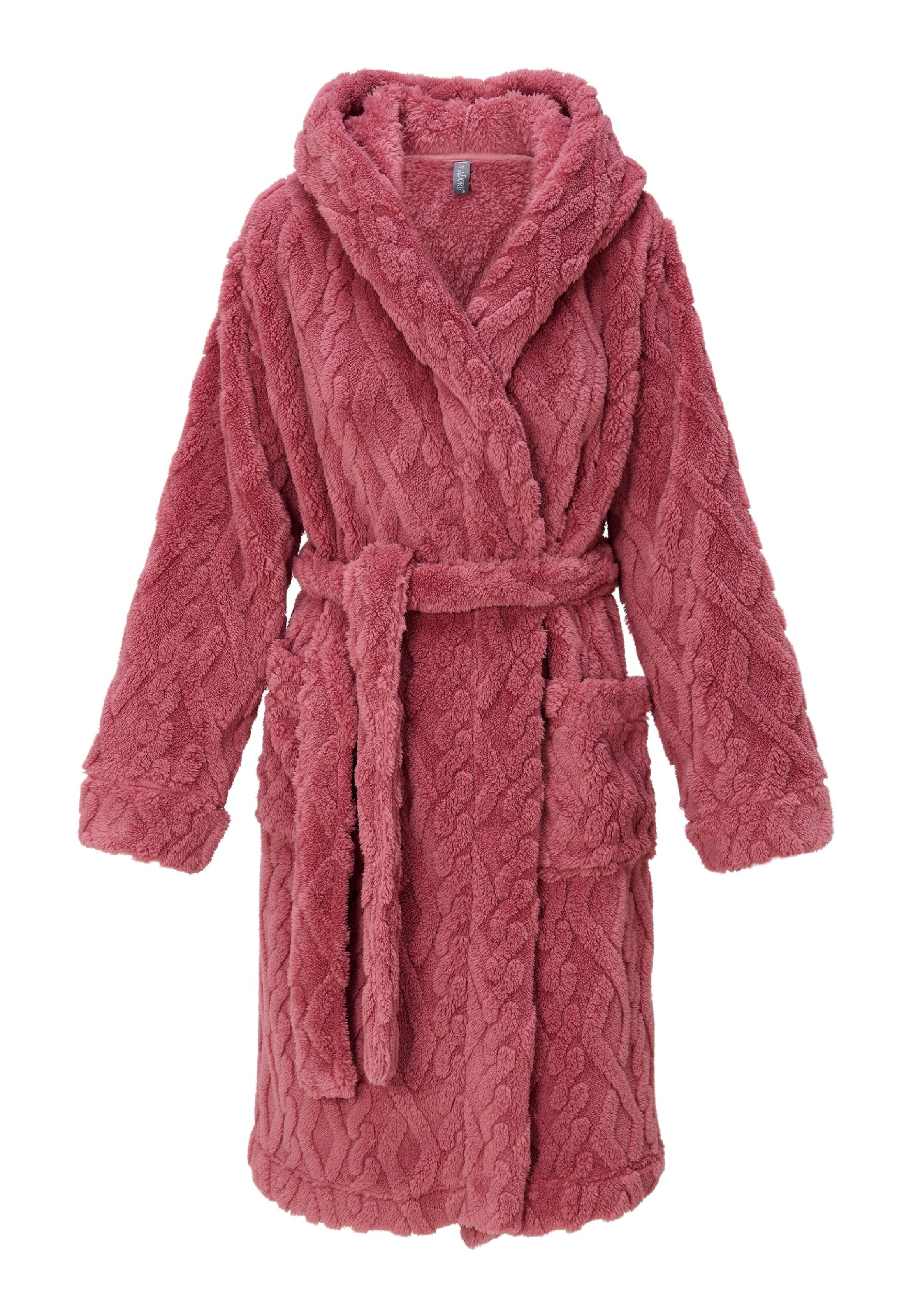 LingaDore Bademantel in Pink: Vorderseite