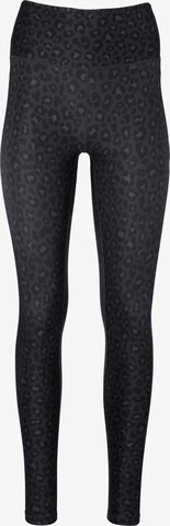 Skinny Pantalon de sport 'Windia' Athlecia en noir : devant