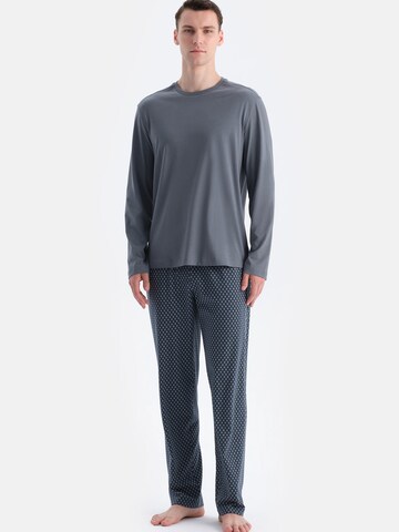 Dagi Пижама длинная в Синий: спереди