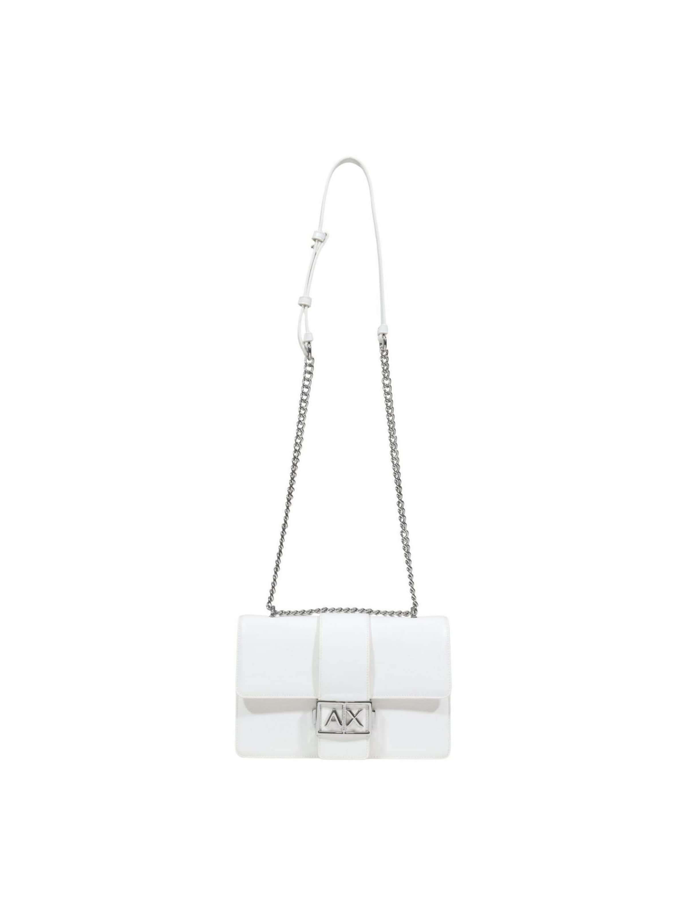 ARMANI EXCHANGE - Bolso de hombro 'MESSENGER XW000070 AF12039' en blanco: frente