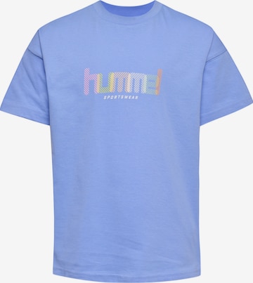 T-Shirt fonctionnel Hummel en violet : devant