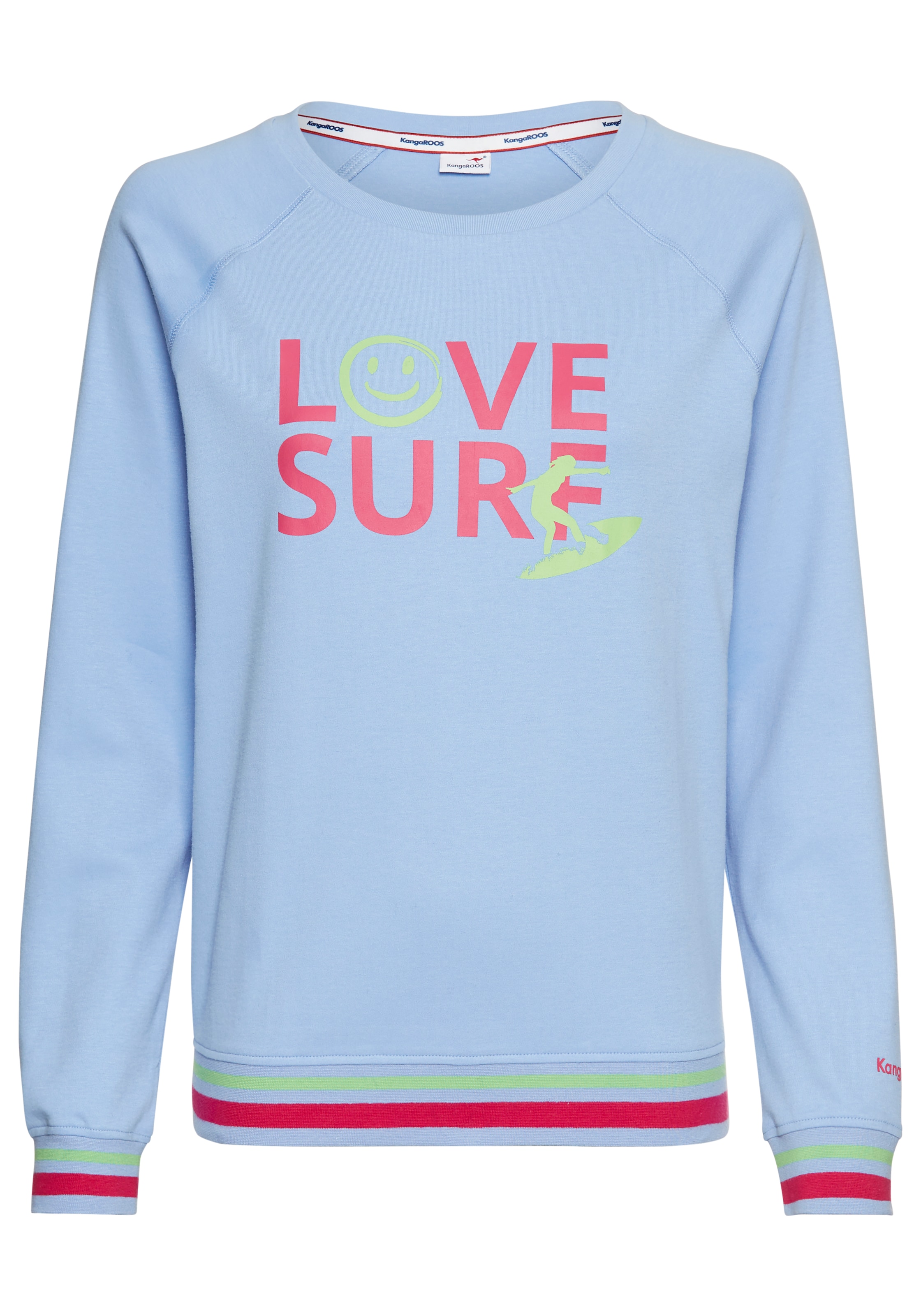 KangaROOS Sweatshirt in Blue: front