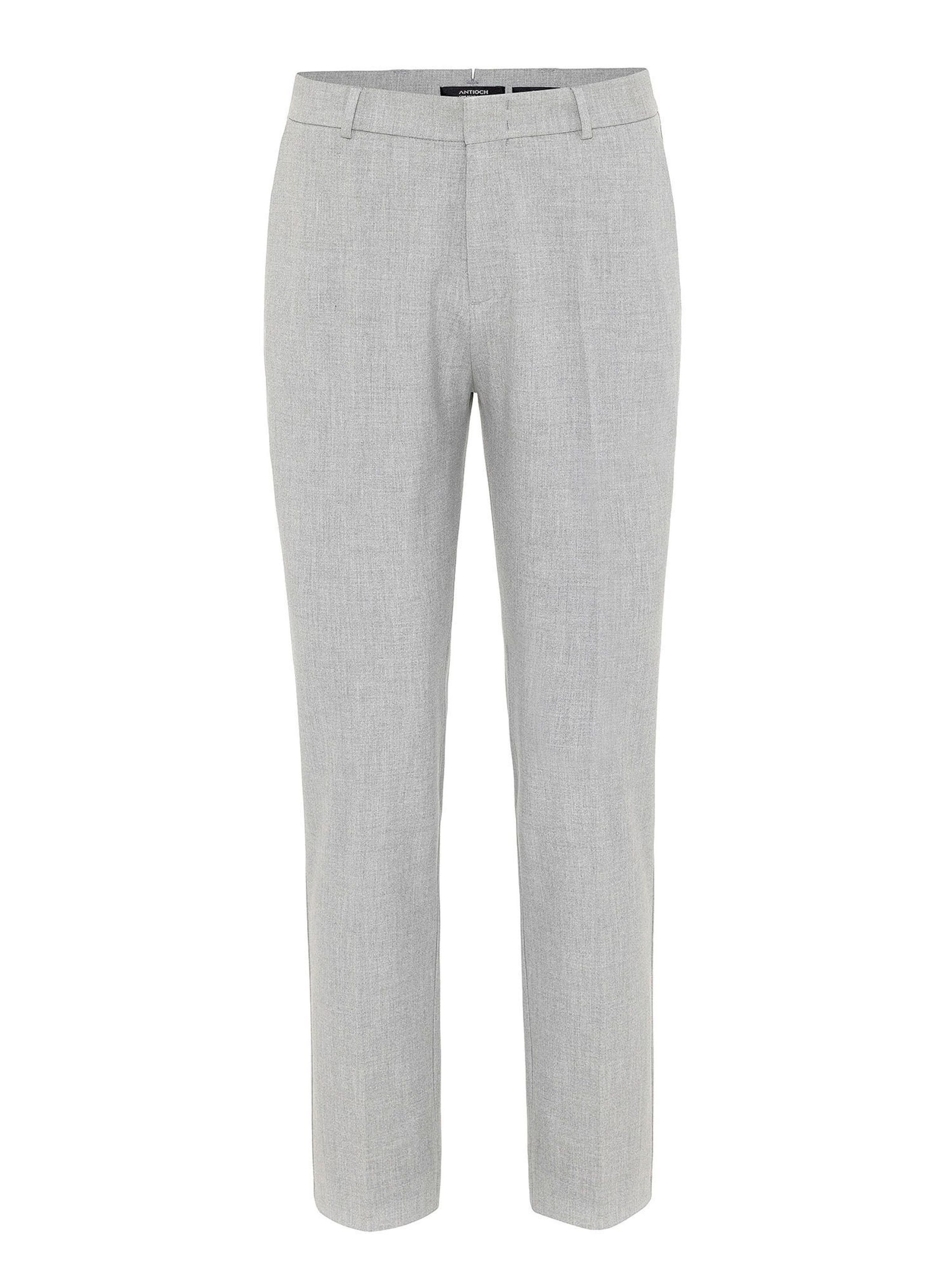 Antioch regular Παντελόνι με τσάκιση σε γκρι: μπροστά