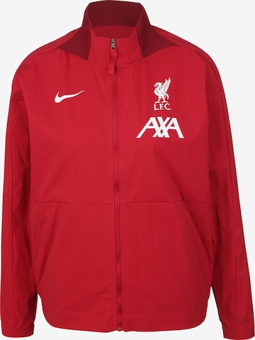 NIKE Athletic Jacket 'FC Liverpool' in Red: front