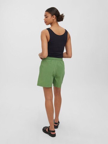 VERO MODA Wide leg Trousers 'Hella' in Green