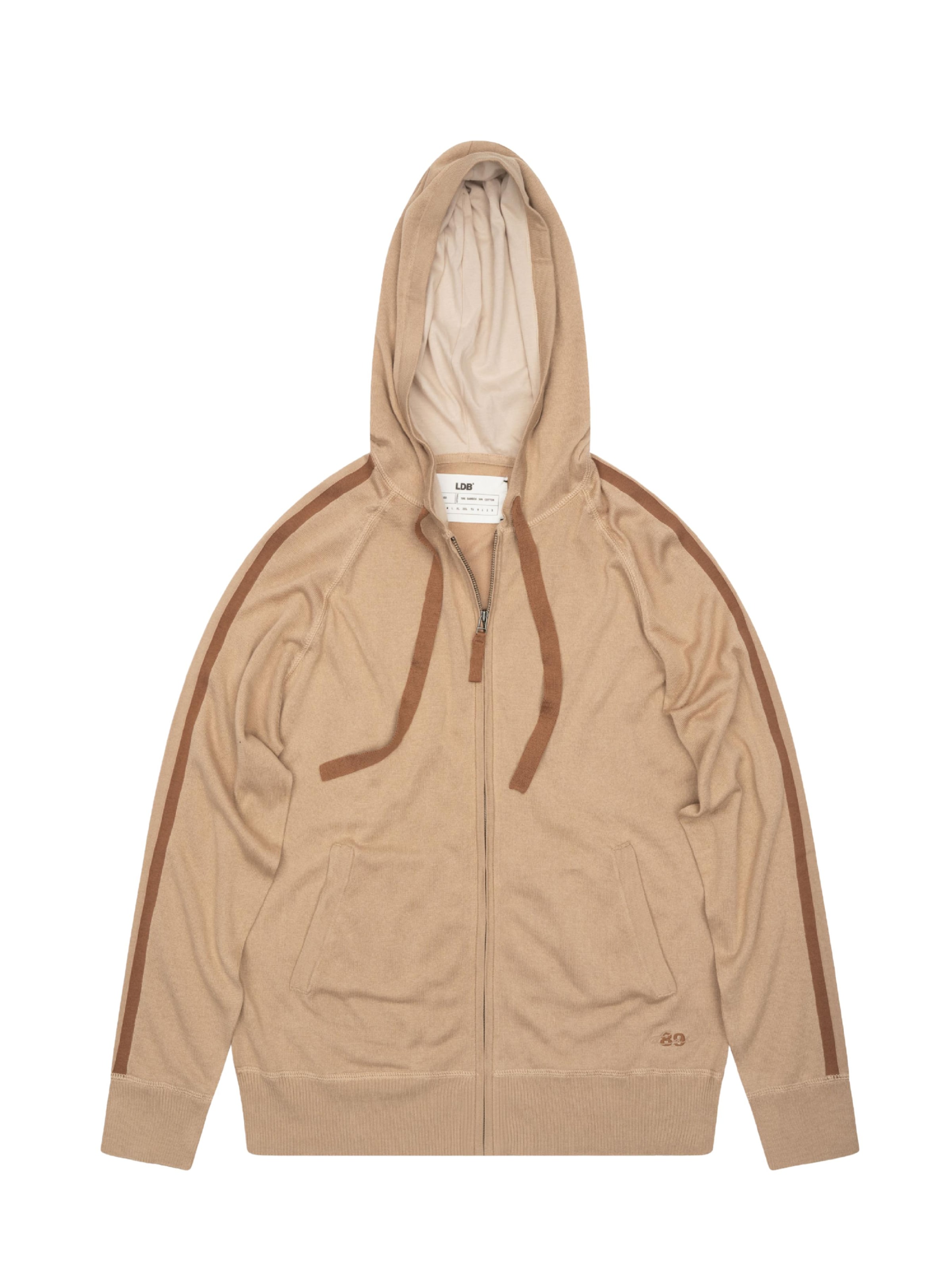 Sweat-shirt 'Bamboo' LDB en beige : devant