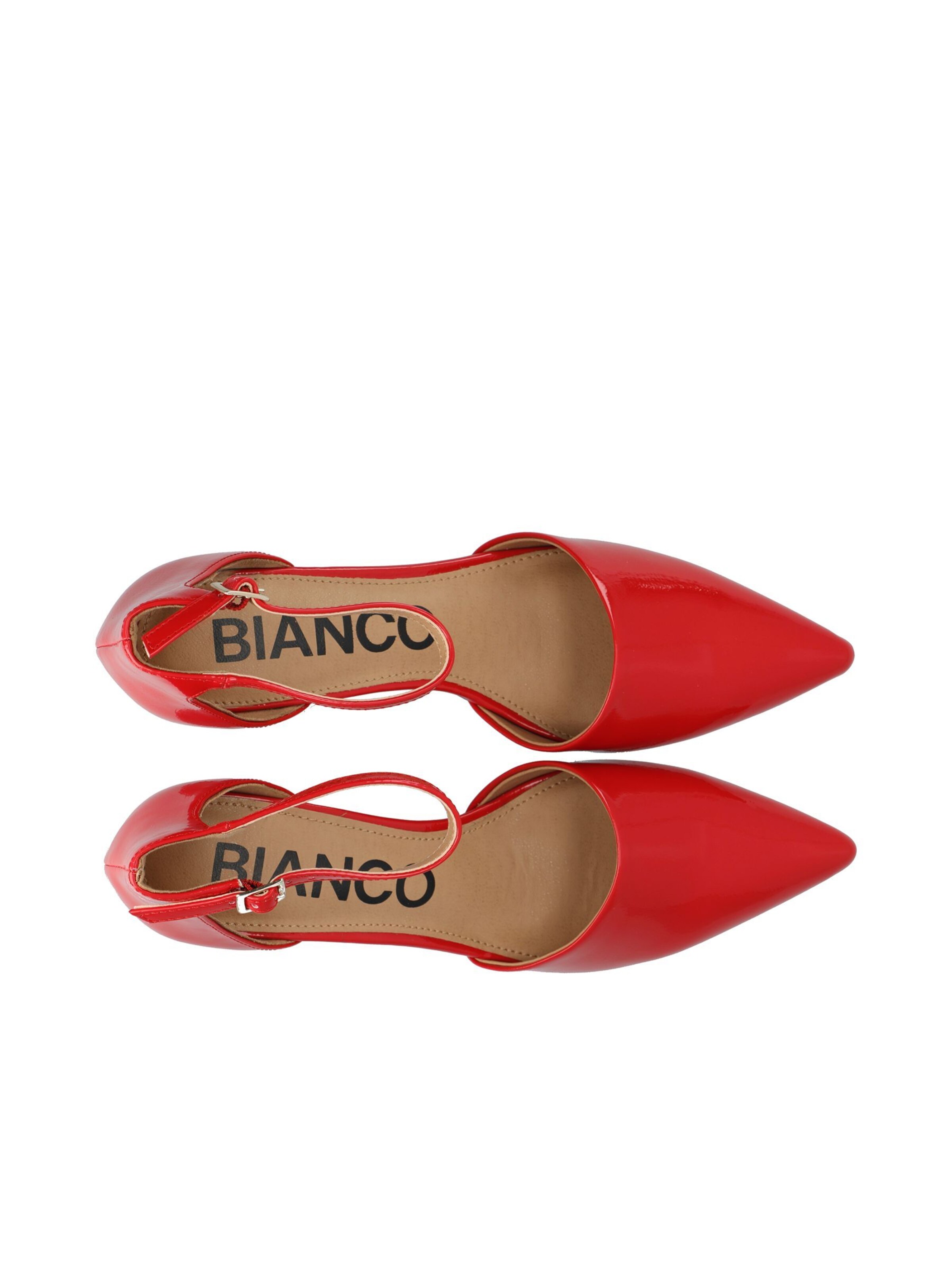 Bianco Pumps 'DEVIDED' in Red