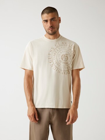 GUESS Shirt in Beige: front