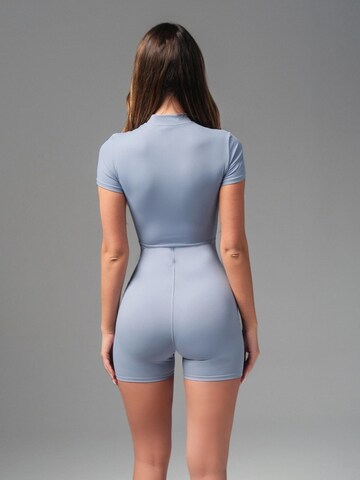 FemmeTone Athletic Bodysuit in Blue