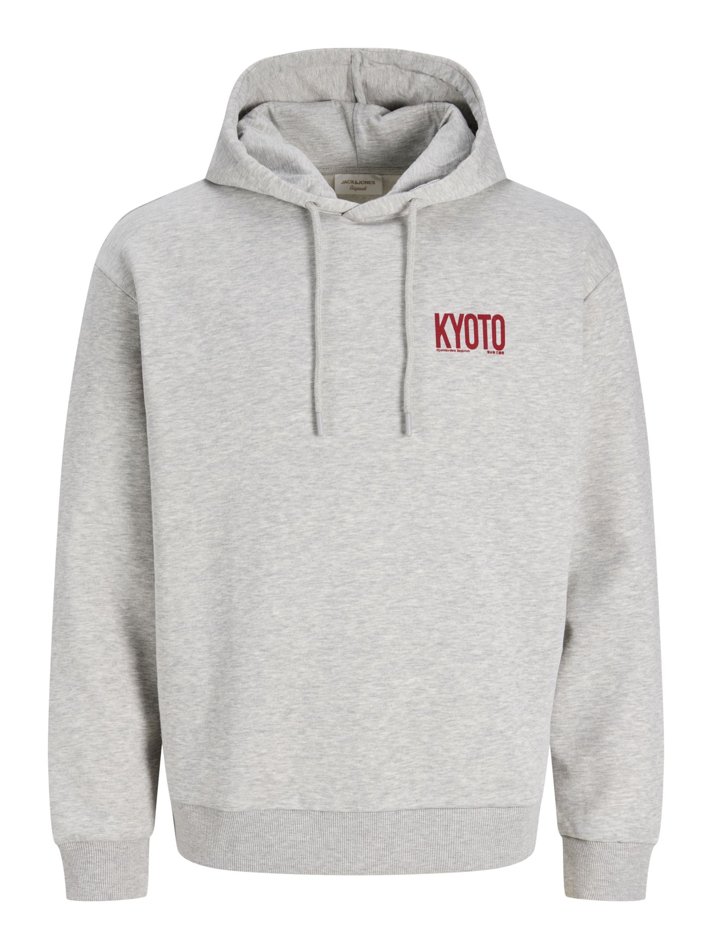 Felpa di JACK & JONES in grigio: frontale