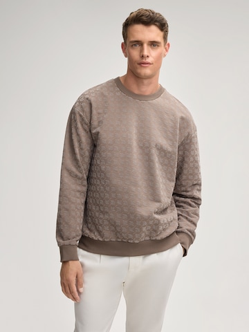 JOOP! Sweatshirt 'Tamino' in Brown: front