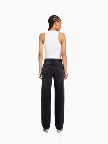 Bershka Regular Jeans in Zwart