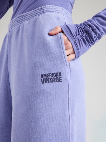 AMERICAN VINTAGE Loosefit Παντελόνι 'PLIZZY' σε λιλά
