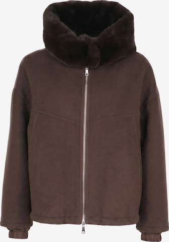 Veste mi-saison 'JERRY' BLONDE No. 8 en marron : devant