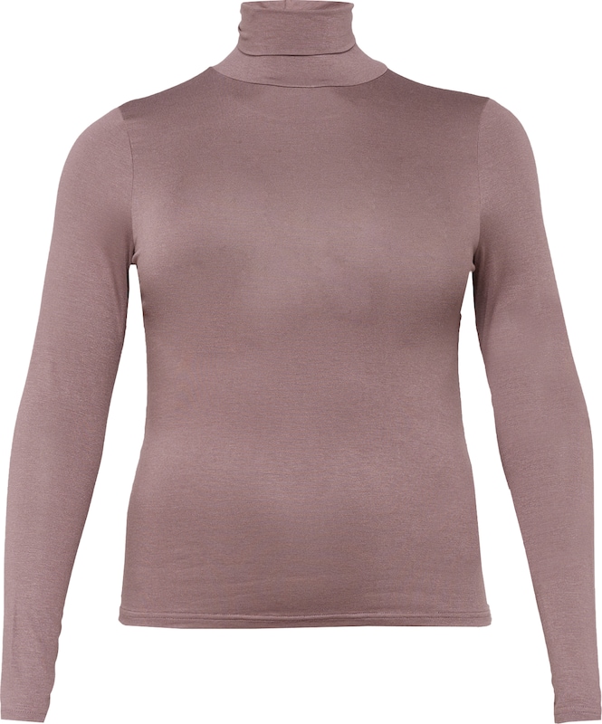 Guido Maria Kretschmer Curvy Collection Shirt 'Rana' in Mokka Guido Maria Kretschmer Curvy Collection Shirt 'Rana' in Mokka