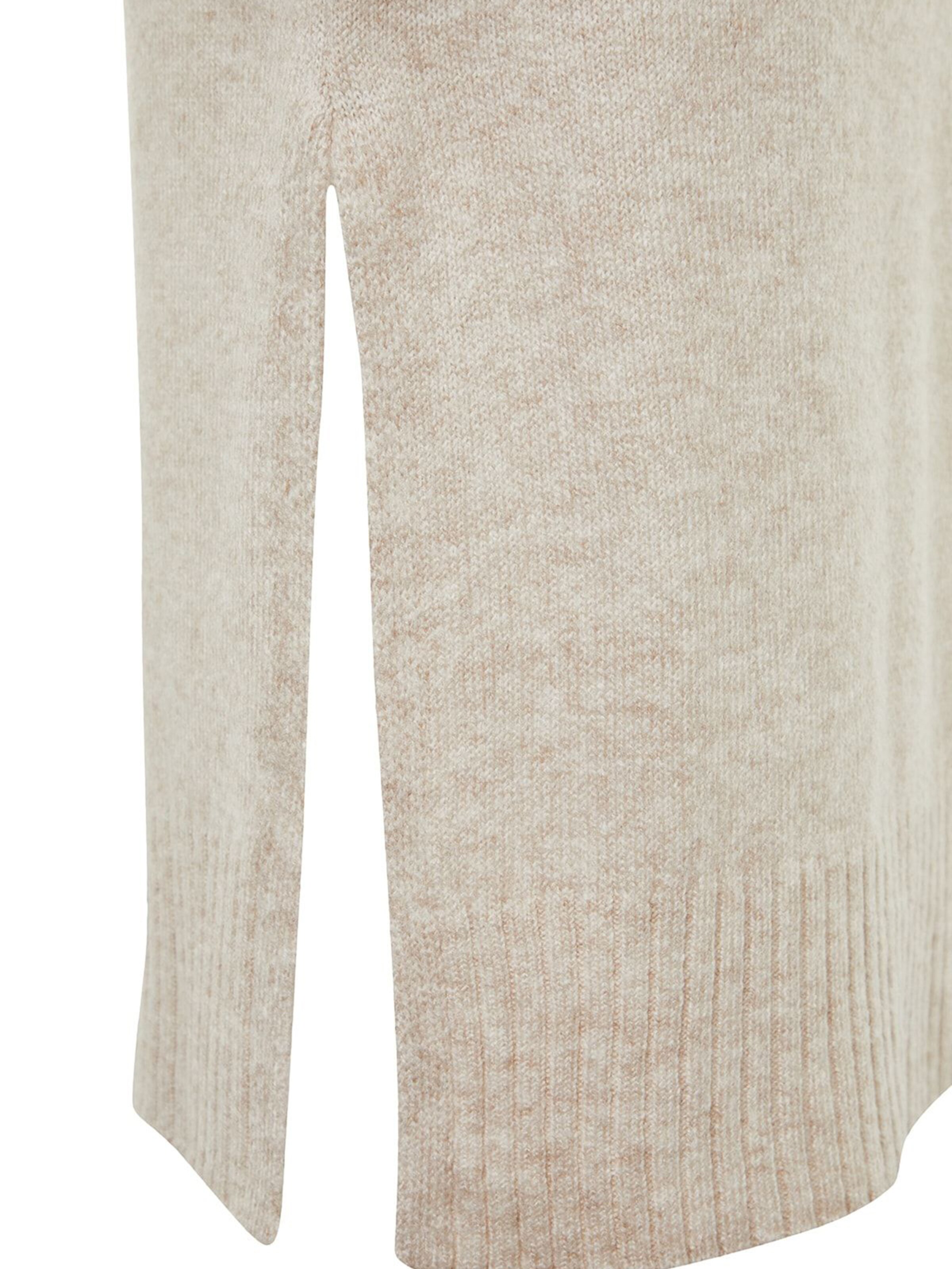 pelēks Trendyol Adīta kleita