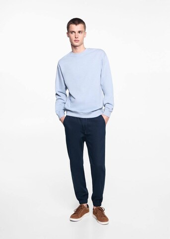 MANGO TEEN Tapered Pants 'Joggerl' in Blue