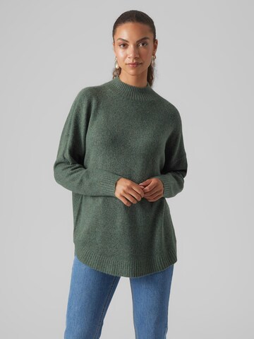 VERO MODA Trui 'VMPlaza' in Groen: voorkant