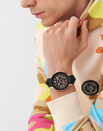 Plein Sport Uhr 'Warrior Tech' in Schwarz