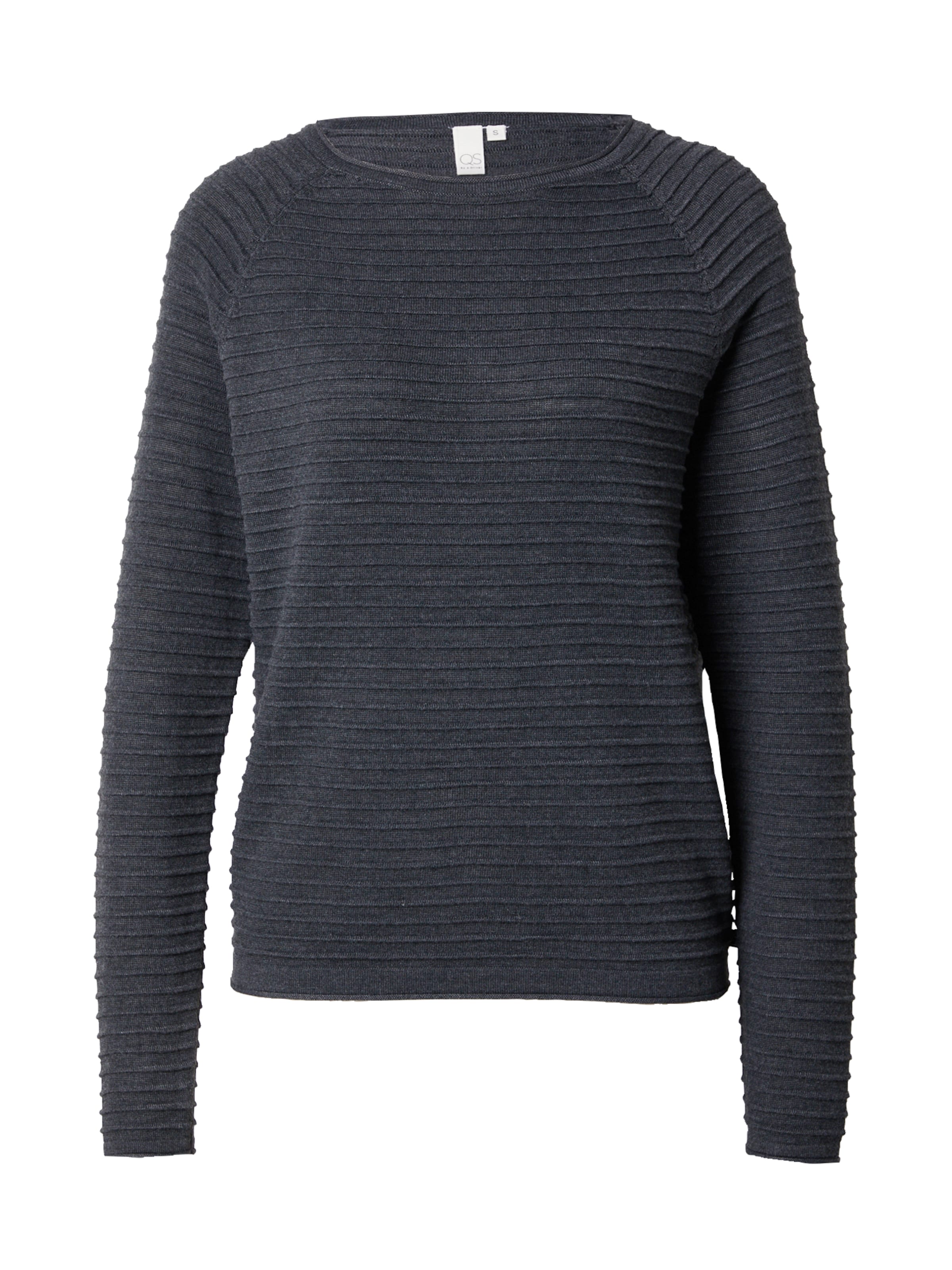 QS Trui in Zwart: voorkant