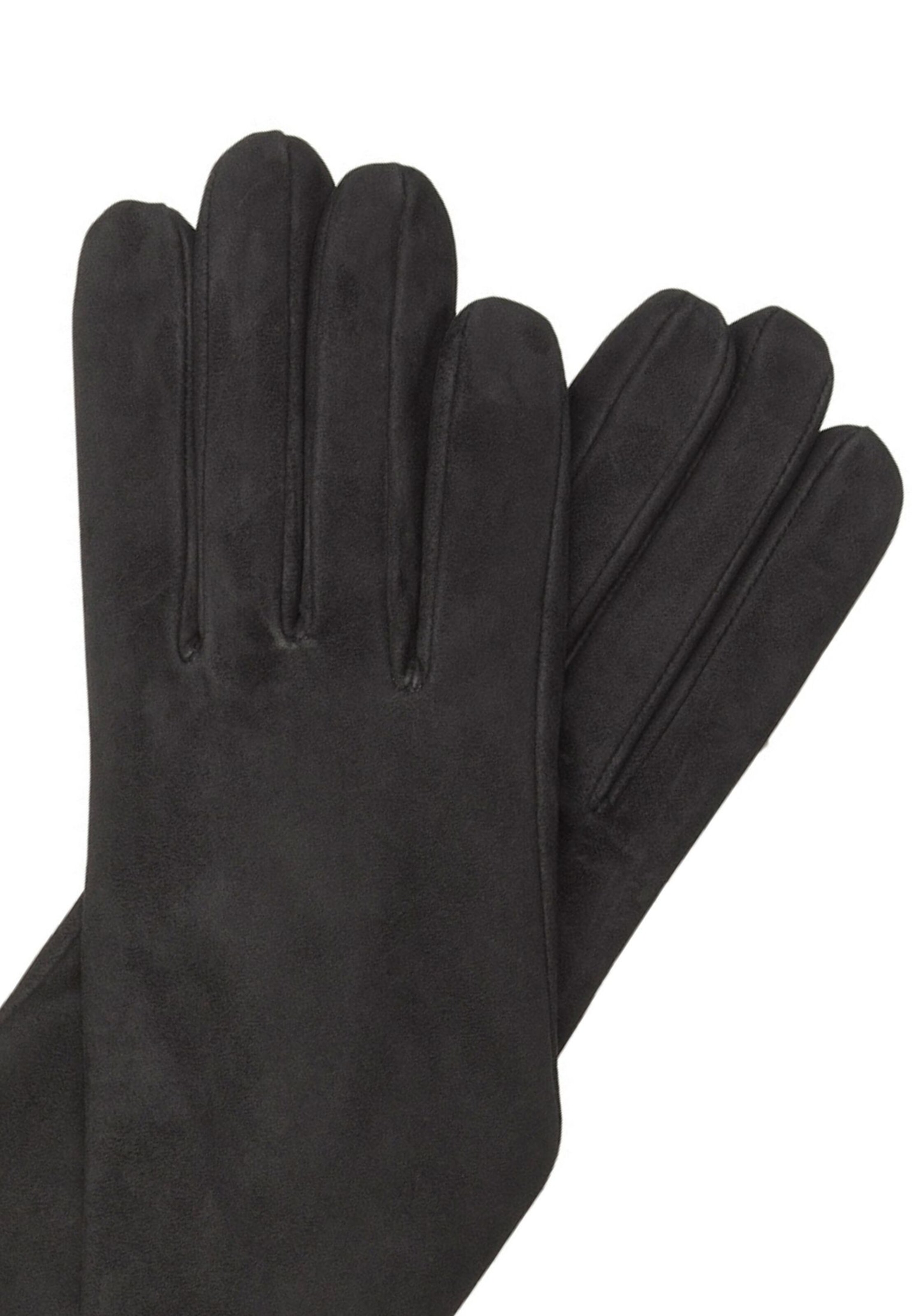 Roeckl Vingerhandschoenen 'PURE VELOURS' in Zwart