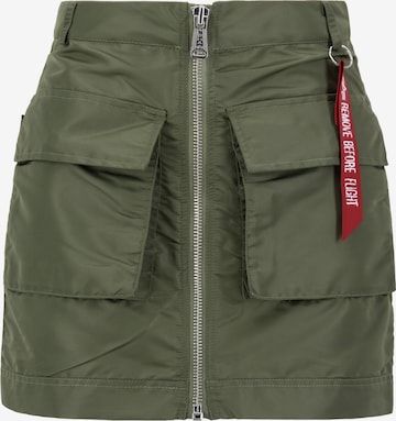 ALPHA INDUSTRIES Юбка 'Utility' в Зеленый: спереди