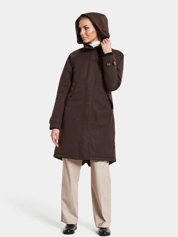 Didriksons Raincoat in Brown: front