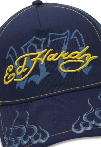 Ed Hardy Cap '1971' in Blue