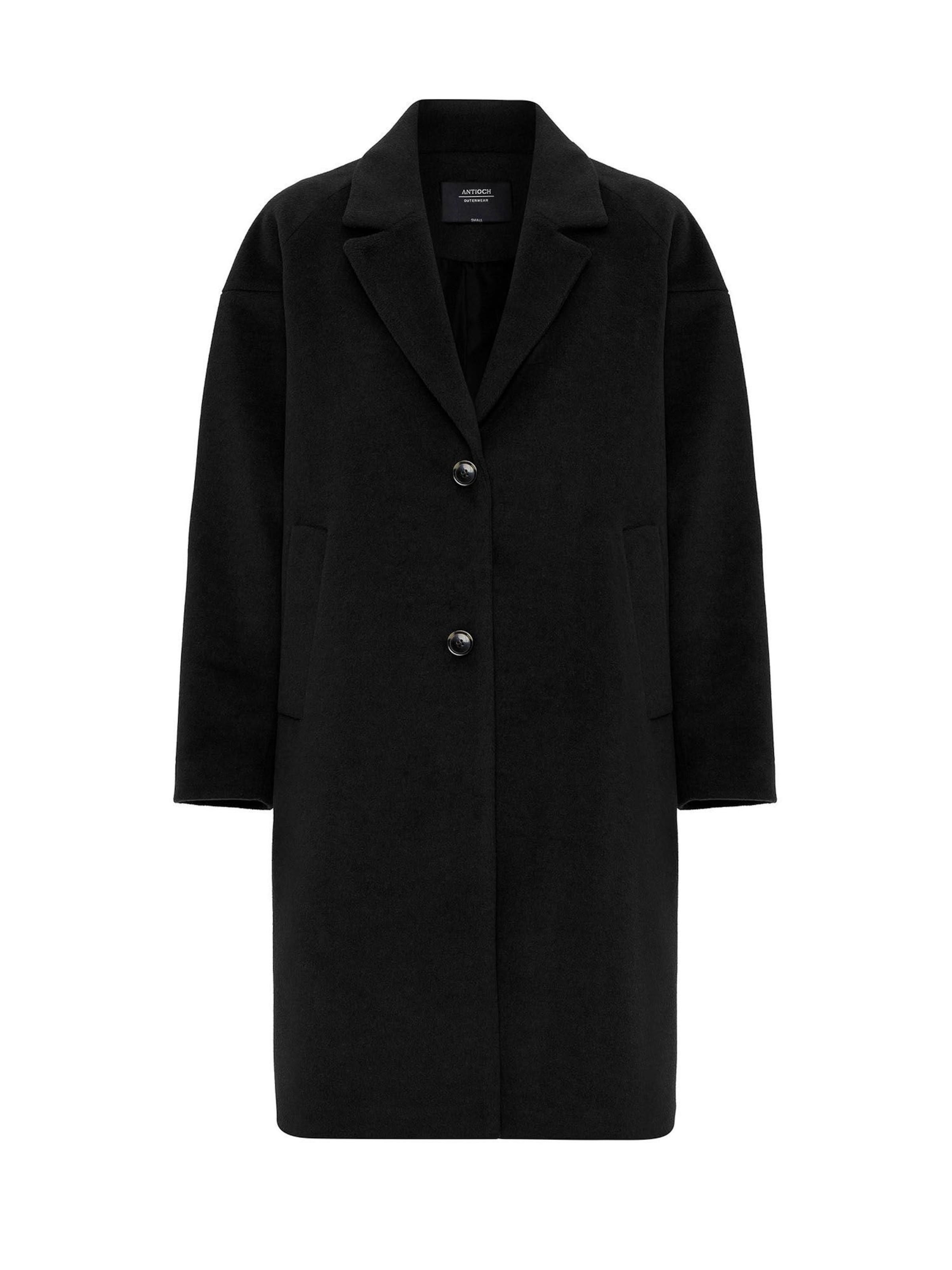 Antioch Prechodný kabát - Čierna: predná strana