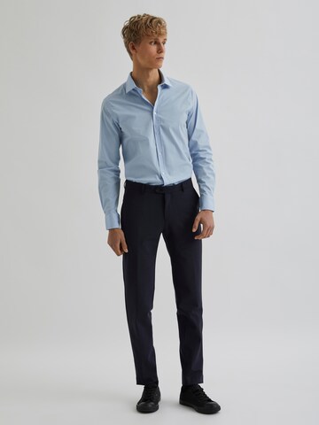 Bertoni Slim fit Overhemd 'Gustav' in Blauw