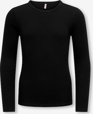 ONLY GIRLS Футболка 'KOGLUCKY' в Черный: спереди